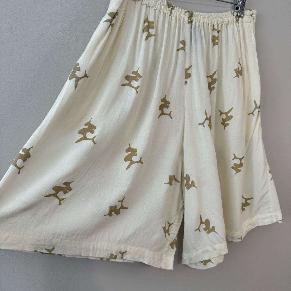 Donna Jessica Vintage Printed Art To Wear Shorts - Picture 6 of 11